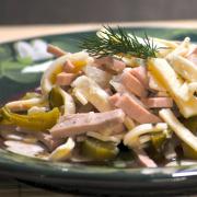 «Баварский» салат - вкусные и разные рецепты сытной закуски для любого случая